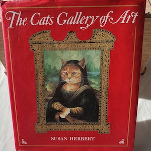 Vintage Hardcover Book The Cat Gallery of Art by Susan Herbert