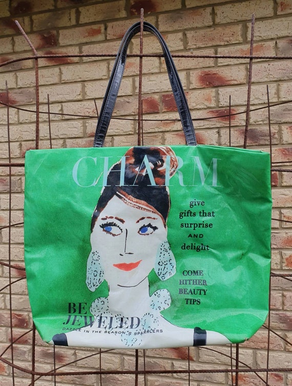 RARE '90s Supermodel Tote Bag, Authentic & Vintage