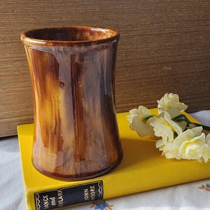 Vintage McHugh 1930s Studio Pottery Glazed Vase