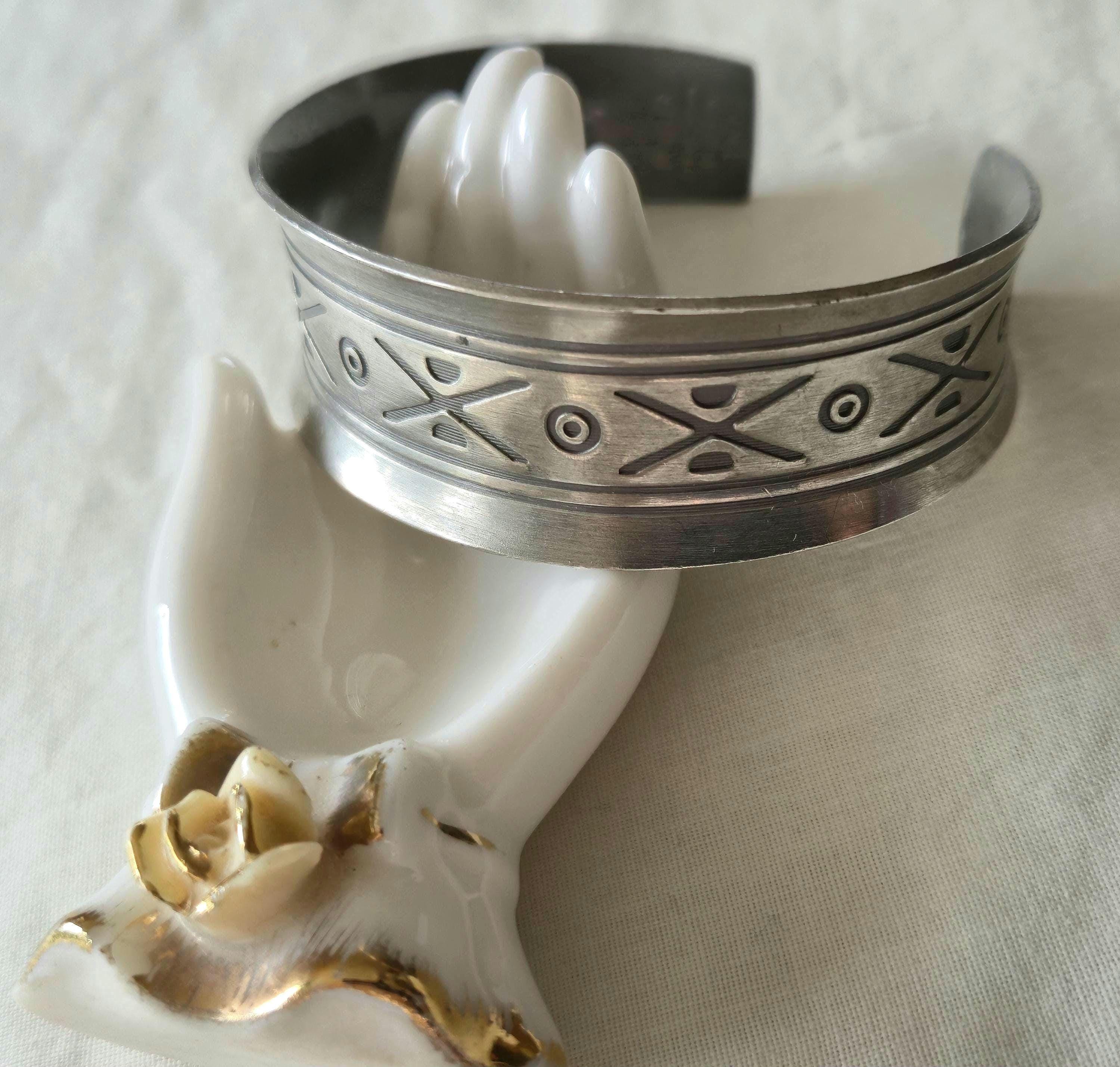 Jorgen Jensen Pewter Bracelet - Etsy Australia