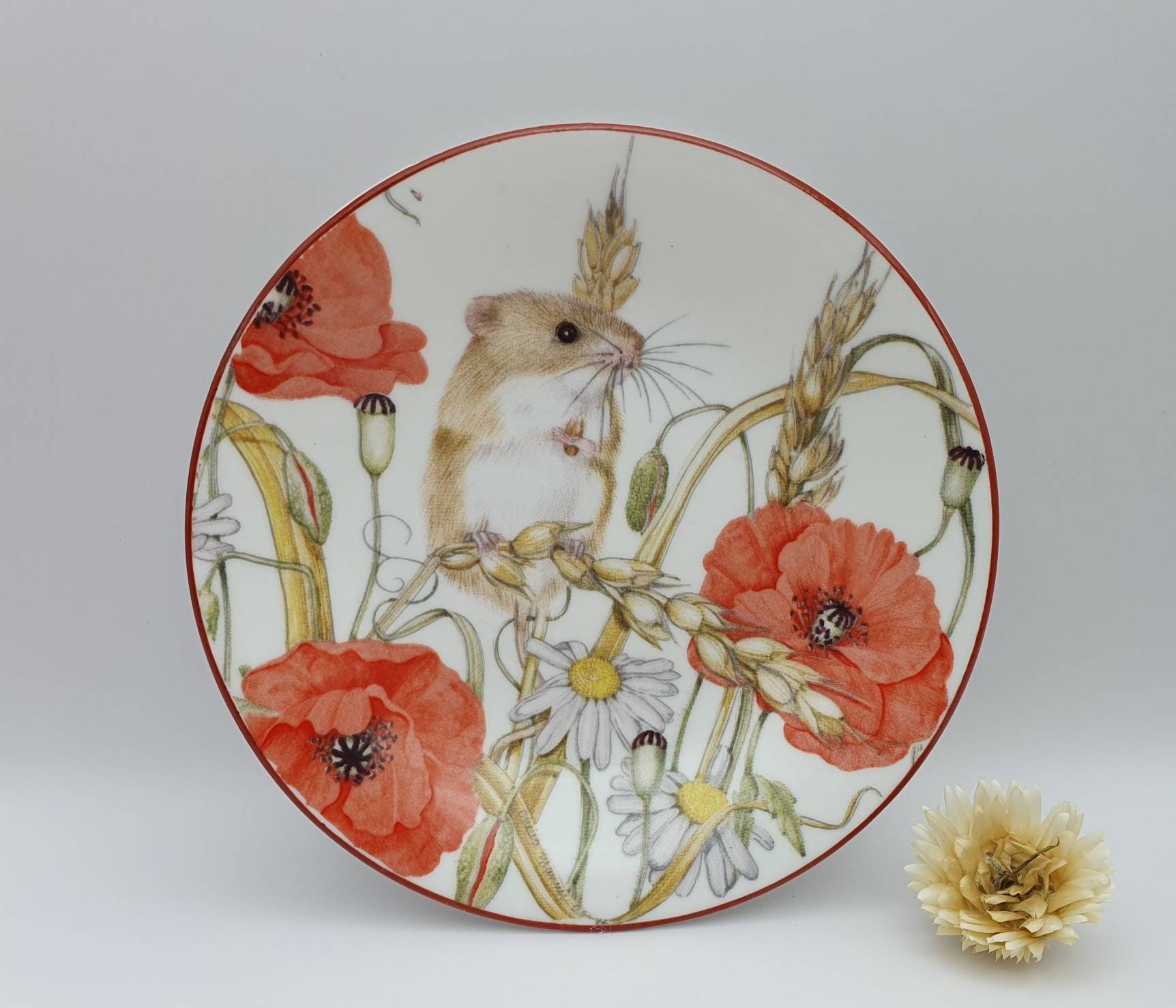 Vintage English Royal Kendal Small Mouse Display Plate Retro Etsy 日本