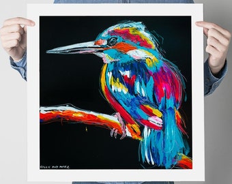 The Kingfisher was Simply Spectacular - Signed Limited Edition Print