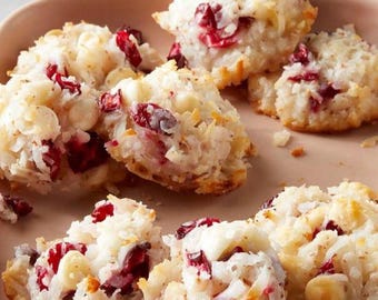 Ms Anne's Coconut Cranberry Cookies Recipe - Digital PDF Download