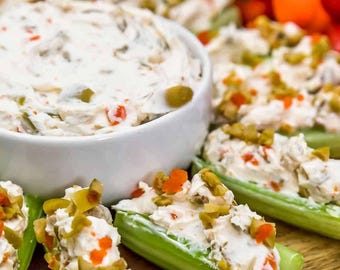 Stuffed Celery Tips Recipe - Digital PDF Download