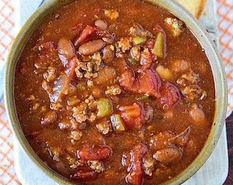 Cousin Mike's Crock Pot Chili Recipe - Digital PDF Download