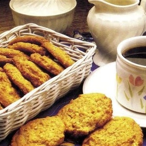 Granny&#39;s Peanut Butter Cookies Recipe - Digital PDF Download