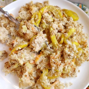 Squash Stuffing Casserole Recipe - Digital PDF Download