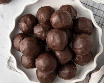 Ricetta delle palline di cioccolato, noci pecan e cocco di Bernie - Download PDF digitale