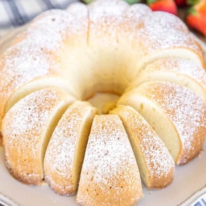 Powdered Sugar Pound Cake Recipe - Digital PDF Download