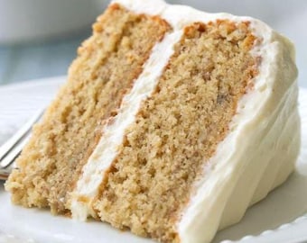 Ethel's Old Fashioned Banana Cake Recipe - Digital PDF Download