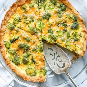 Easy Broccoli Quiche Recipe - Digital PDF Download
