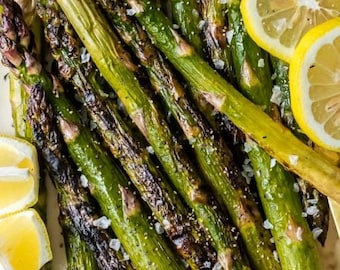 Lemon Butter Asparagus Recipe - Digital PDF Download