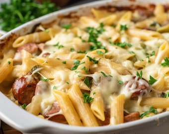Kielbasa Casserole Recipe - Digital PDF Download