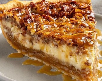 Ms Judy's Pecan Cheesecake Pie Recipe - Digital PDF Download