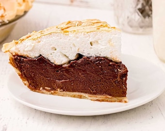 Granny’s Southern Chocolate Meringue Pie Recipe – Digital PDF Download