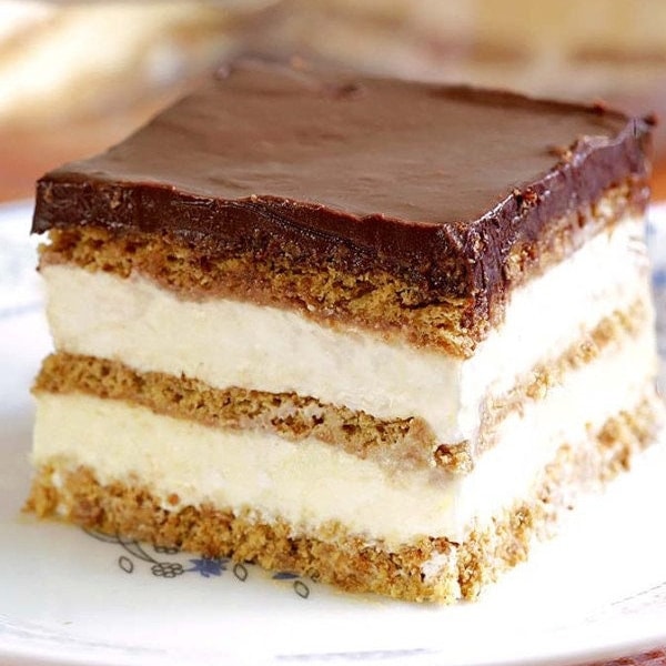 Easy No Bake Chocolate Eclair Cake Recipe - Digital PDF Download