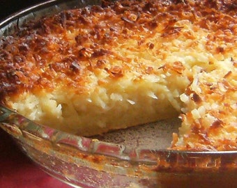 Mama Liz&#39;s Crusty Coconut Pie Recipe - Digital PDF Download