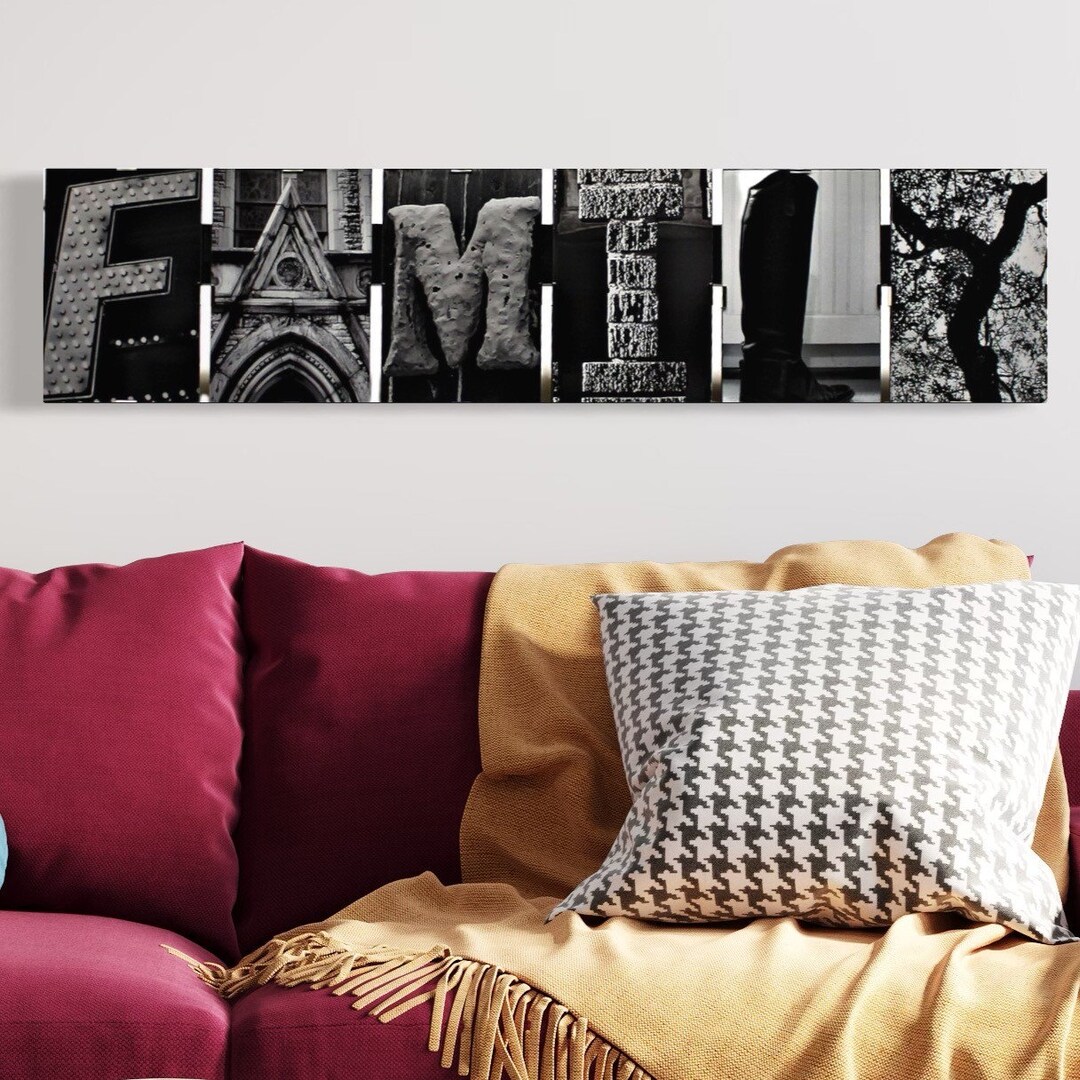 Family Name Portrait Sign