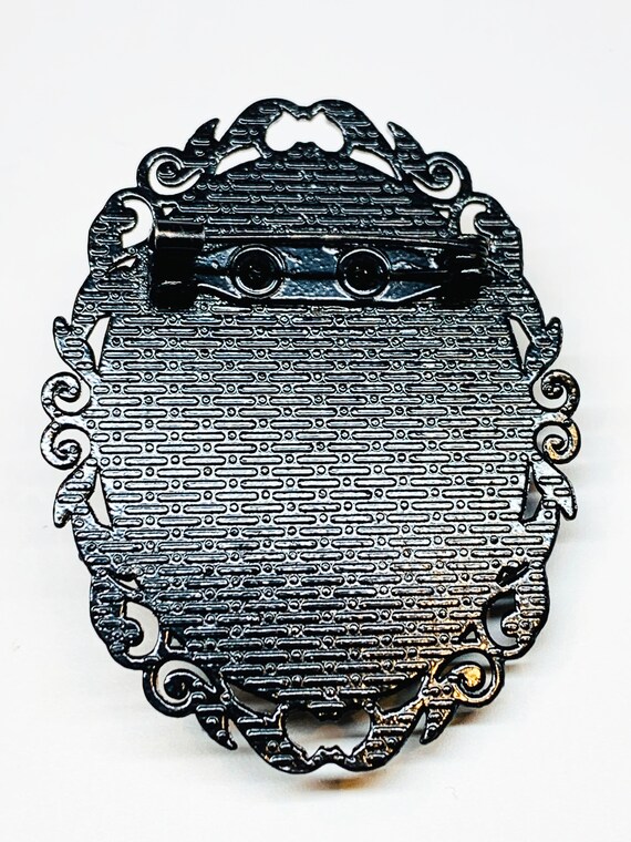 Broche camée femme noire afrique. cadeau femme anniversaire
