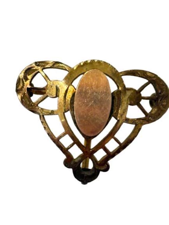 Vintage Brass Decorative Watch Pin