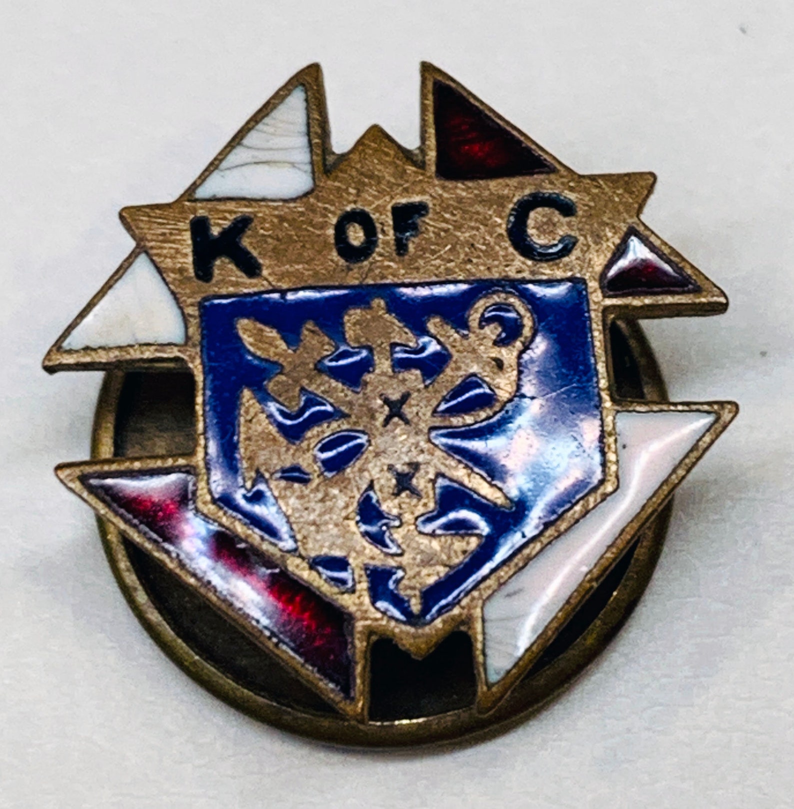 Knights of Columbus Lapel Pin Vintage Etsy