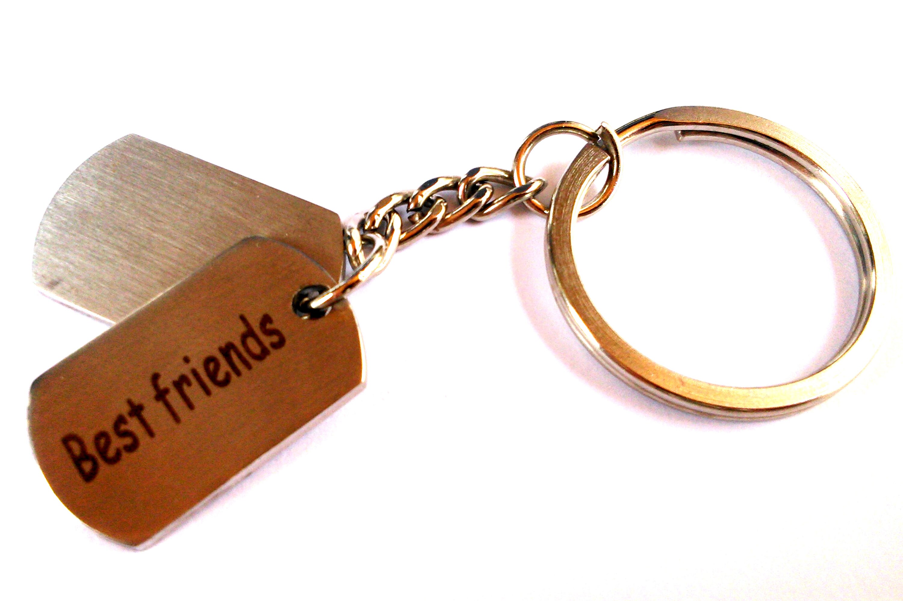 Accessories key ring Tag keychain stainless steel laser Etsy