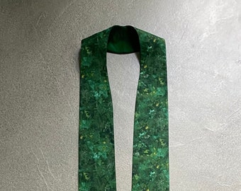 Green Clergy Stole for Ordinary Time - G17