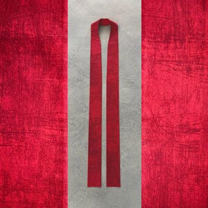 Red Clergy Stole for Pentecost, Reformation or Ordination Gift - R10