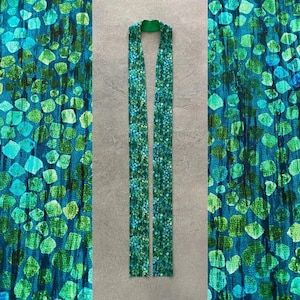 Modern Blue/Green Clergy Stole for Ordinary Time/Advent BG - 2