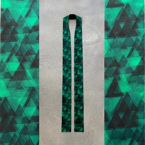 Modern Green Clergy Stole for Ordinary Time - G31