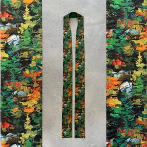 Modern Green Clergy Stole for Ordinary Time - G34