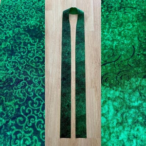 Modern Green Clergy Stole for Ordinary Time - G5