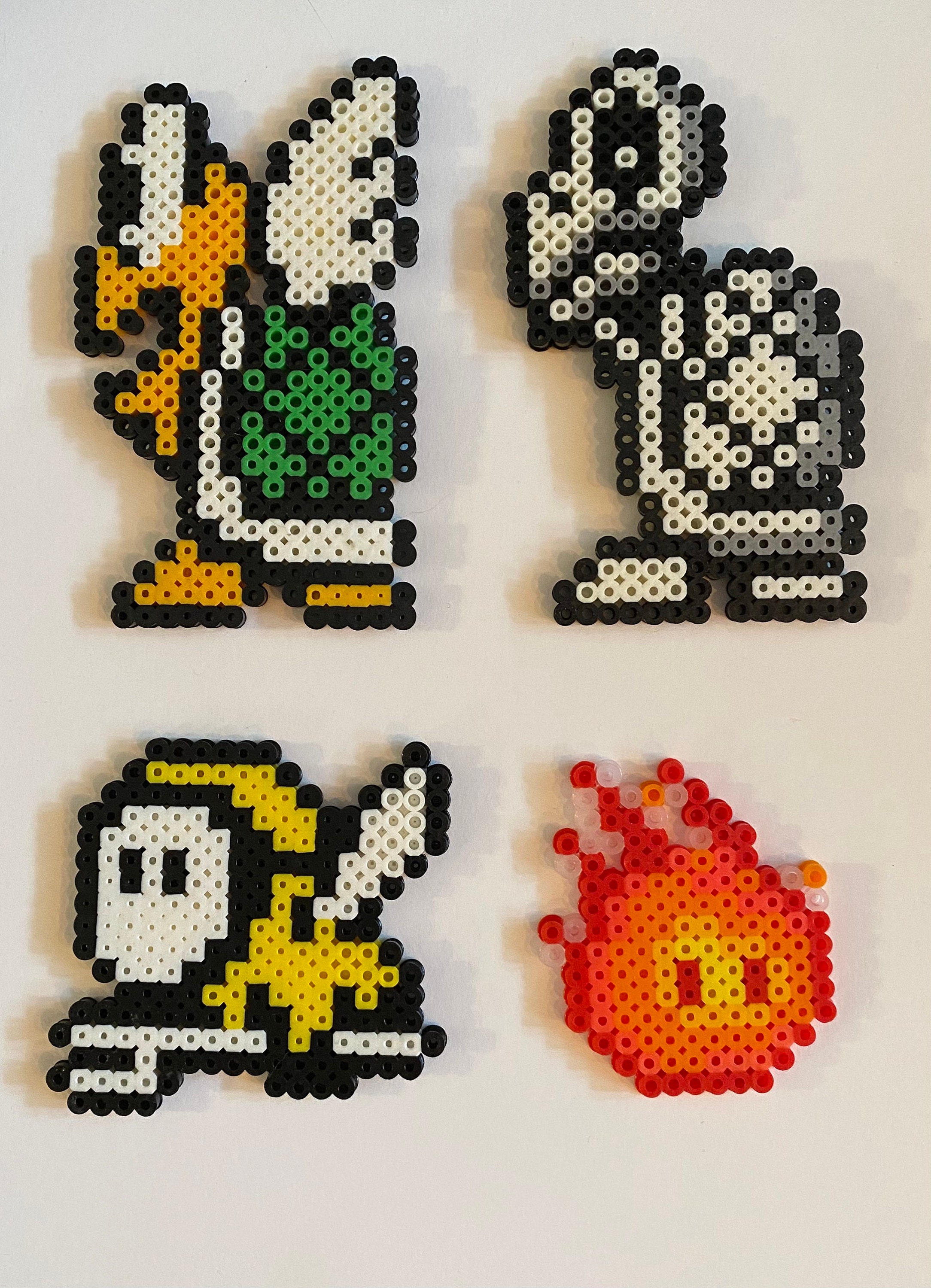 Mario Rabbids Perler Retro Mario Bros. Perlers - Etsy