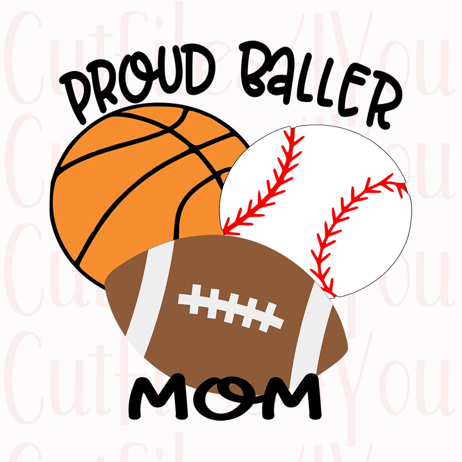 Sports Mom SVG Sports SVG Baseball svg Sport Junkie Etsy