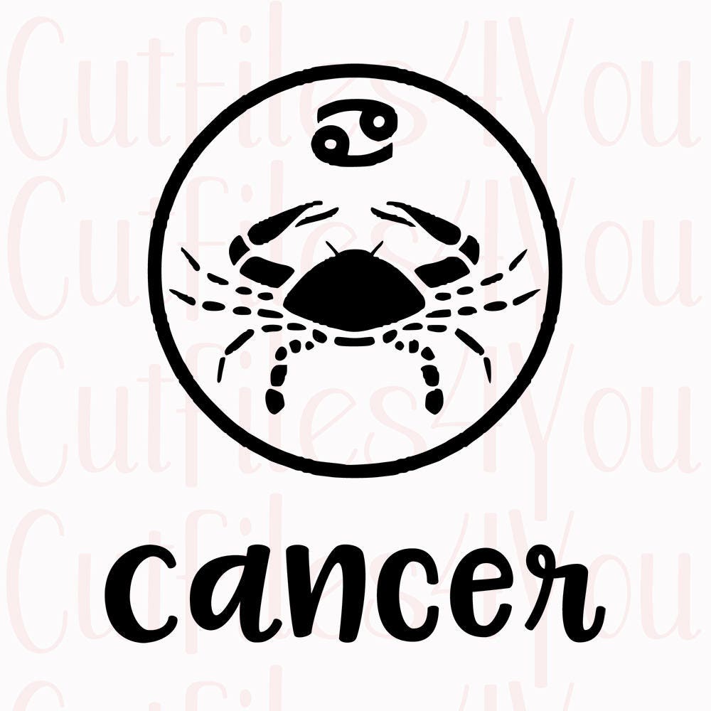Download Cancer SVG Zodiac Signs Astrology svg Horoscope designs