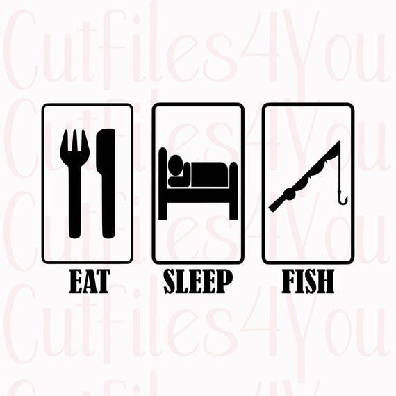 Download Eat Sleep Fish Svg Fisherman Svg Fishing Life Trendy Shirt Etsy