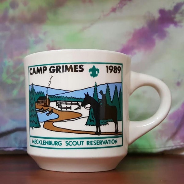 Camp Grimes 1989 Scout Mug