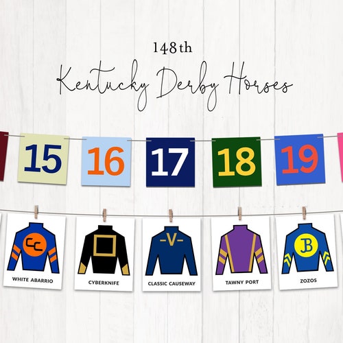 Kentucky Derby Post Positions 2022 as of 5/6/22 Kentucky Etsy