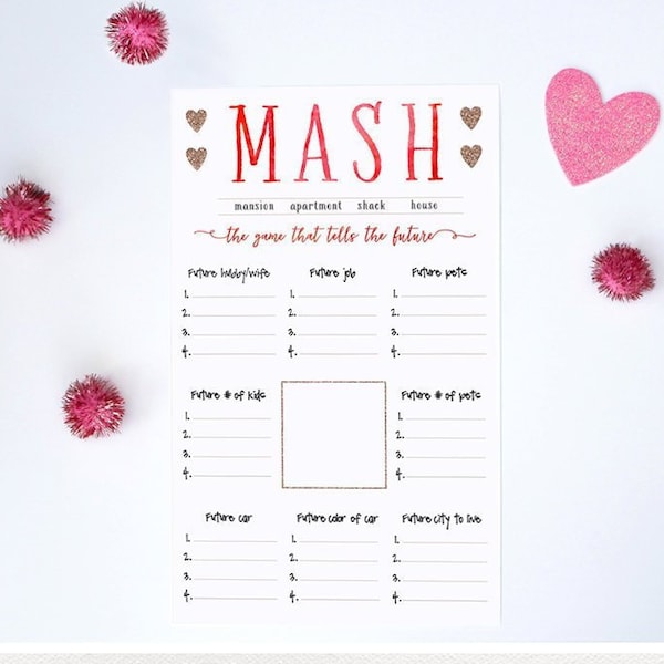 Mash Game - Etsy
