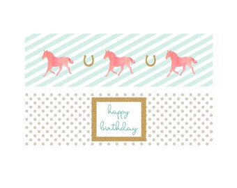 Custom Pony Sign. Custom Horse Sign. Horse Party Printables. | Etsy