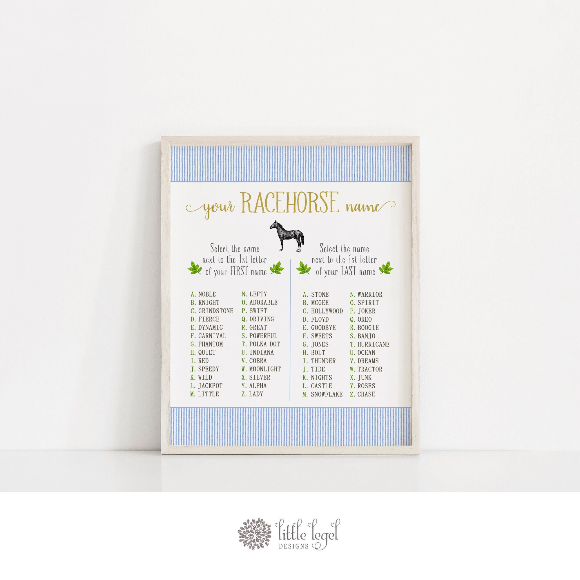 Buy Horse Name Generator Online In India - Etsy India