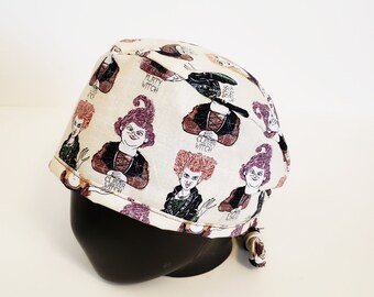 Witchy scrub Cap - Halloween Scrub Cap