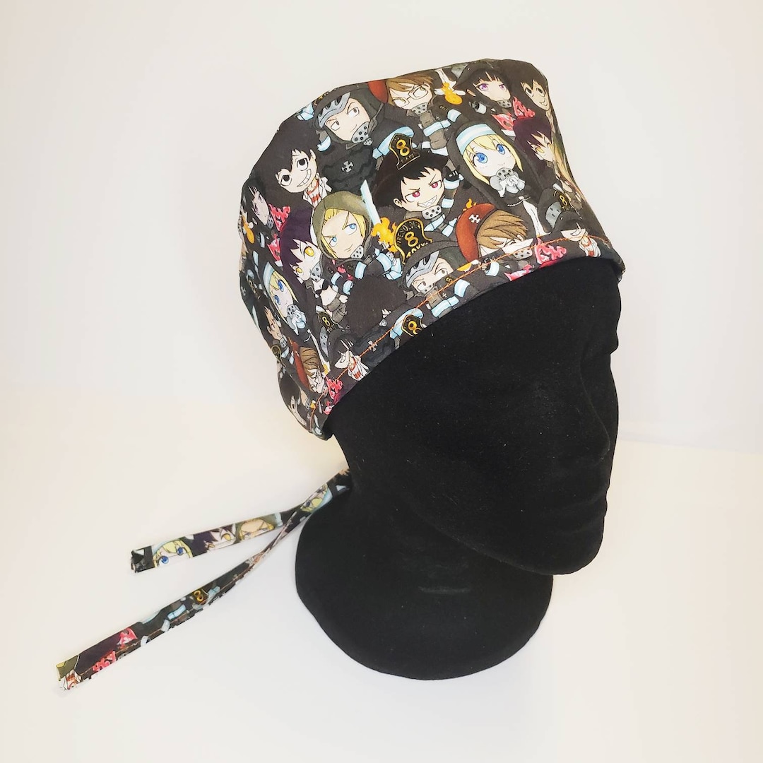 Anime Scrub Cap Etsy