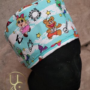 Cartoon Scrub Cap - Surgical Scrub Cap - Pediatric Scrub Cap - Scrub Cap