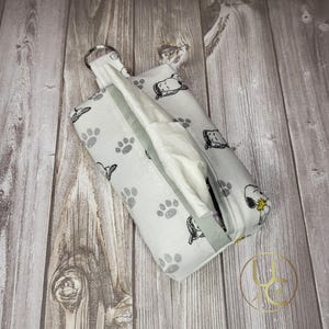 Bolsa de pañuelos para perros - Bolsa de pañuelos - Bolsa de pañuelos para viajes - Bolsa de pañuelos con llavero - Estuche de pañuelos portátil