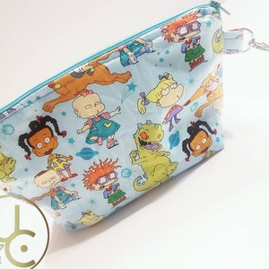 Cartoon Bag - Cartoon Pouch - Wristlet - Cosmetic Bag
