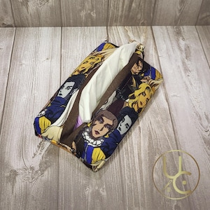 Bolsa de pañuelos de vampiro - Bolsa de pañuelos de viaje - Bolsa de pañuelos con llavero - Estuche de pañuelos portátil
