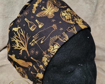 Halloween Scrub Cap - Mystical Scrub Cap - Surgical Scrub Cap - Nurse Scrub Cap - Medical Cap