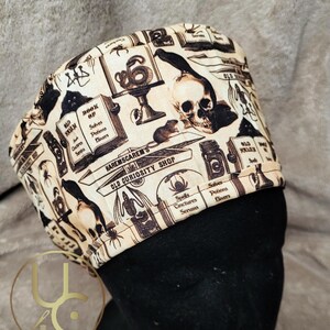 Halloween Scrub Cap - Skull Scrub Cap -  Surgical Scrub Cap - Nurse Scrub Cap - Medical Cap