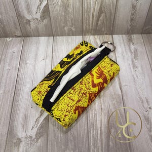 Bolsa de pañuelos Afrocentric - Bolsa de pañuelos de viaje - Bolsa de pañuelos con llavero - Estuche de pañuelos portátil